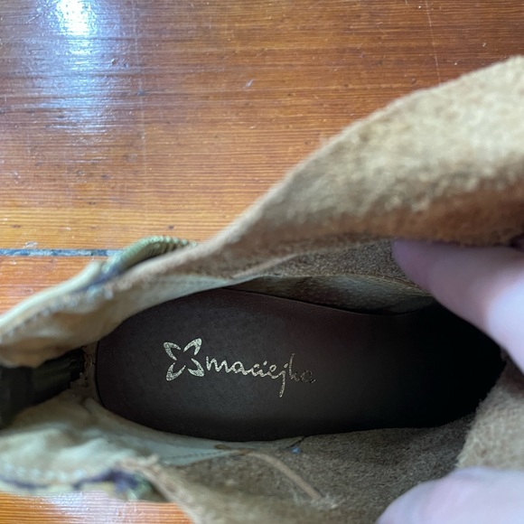 Maciejka Unique Women's Leather Boots Handmade in Poland - Sz 37~US 6.5 - Picture 10 of 12